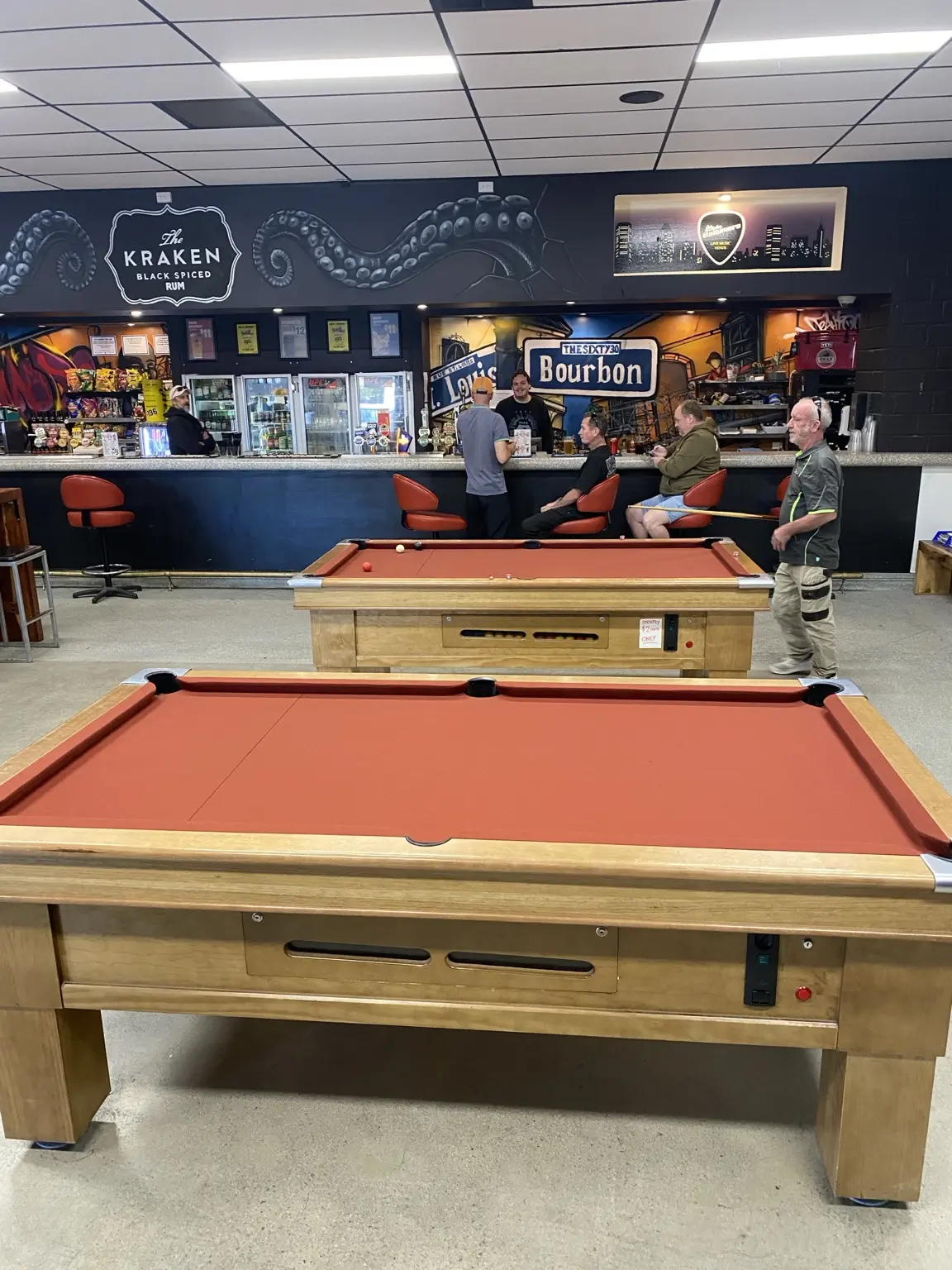 Pool tables in a Perth venue